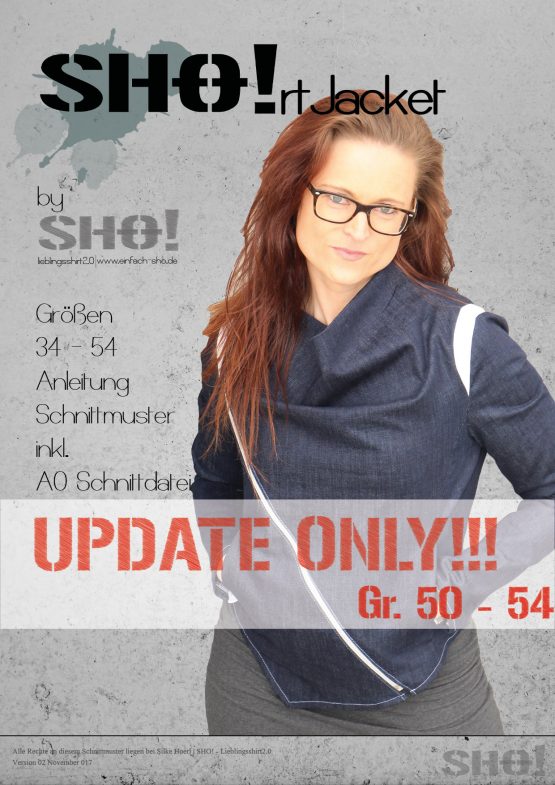 Update zum eBook SHO!rt Jacket - Schnitt Größen 50-54